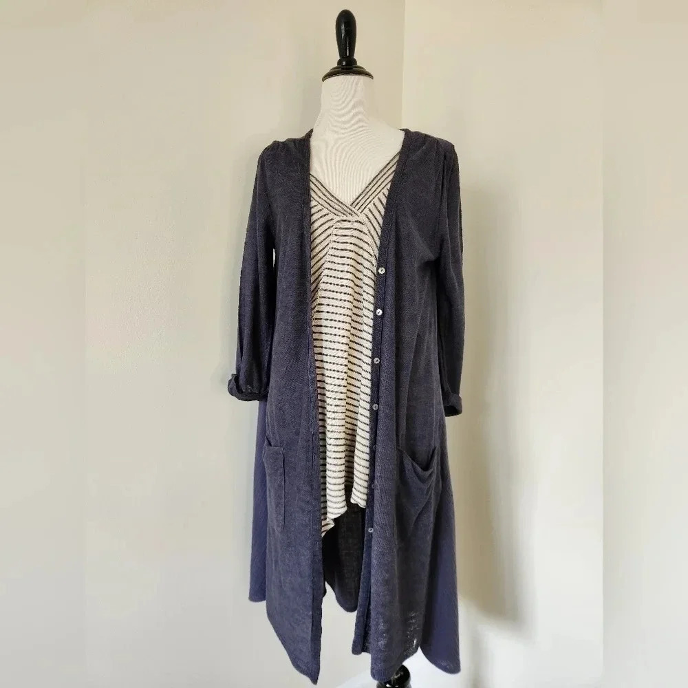 || MOTH || cornflower blue cardigan